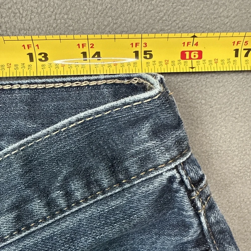 VTG Levis 514 Jeans Mens 33x34 Blue Slim Straight Y2K 100%‎ Cotton Denim